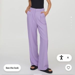 Pull&Bear lilac trousers